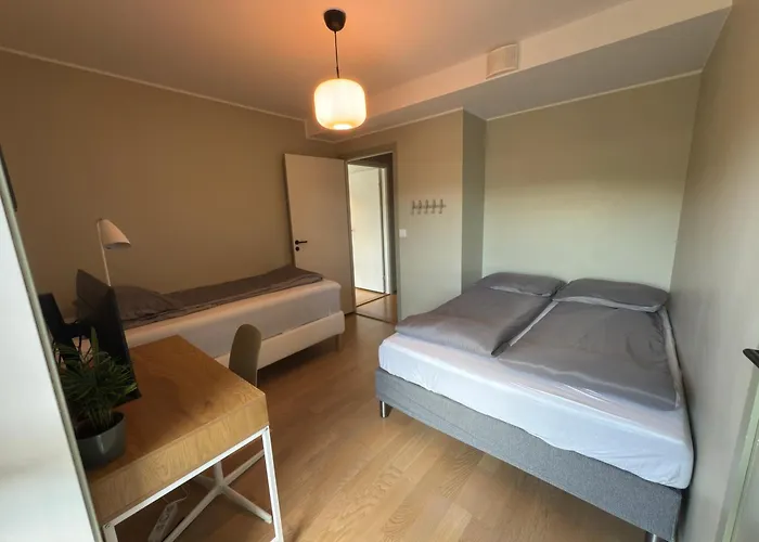 Large Luxurious With Private Terrace And Parking Apartment Bergen